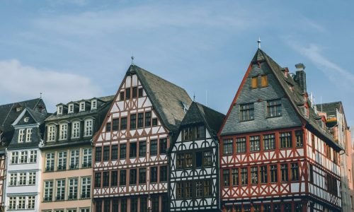 a row of buildings